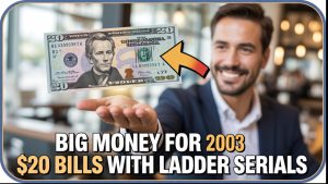 Collectors Paying Big Money for 2003 $20 Bills With Ladder Serials
